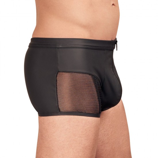 NEK Matte Look Pants With Zip Opening Black NEK Matte Look Pants With Zip Opening Black