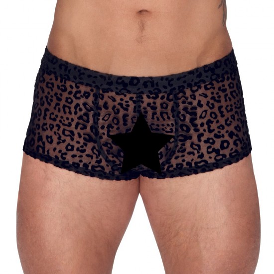 Noir Sheer Animal Print Pants Noir Sheer Animal Print Pants