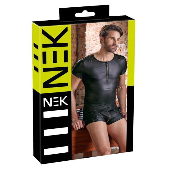 NEK Matte Black Straight Cut Shirt NEK Matte Black Straight Cut Shirt