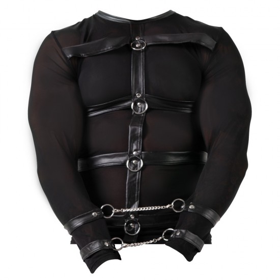 Svenjoyment Long Sleeved Top With Harness And Restraints Svenjoyment Long Sleeved Top With Harness And Restraints