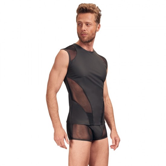 NEK Matte Look Sleeveless Shirt Black NEK Matte Look Sleeveless Shirt Black