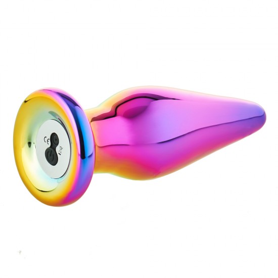 Glamour Glass Remote Control Tapered Butt Plug Glamour Glass Remote Control Tapered Butt Plug