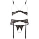 Abierta Fina Pearl Bra Suspender And String Abierta Fina Pearl Bra Suspender And String