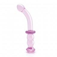Glaze Glass Rosebud GSpot Dildo Glaze Glass Rosebud GSpot Dildo