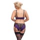 Cottelli Curves Bralette Suspender Set Cottelli Curves Bralette Suspender Set