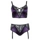 Cottelli Curves Bralette Suspender Set Cottelli Curves Bralette Suspender Set