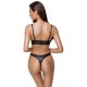 Cottelli Matte Black Bra Set Cottelli Matte Black Bra Set
