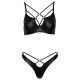 Cottelli Matte Black Bra Set Cottelli Matte Black Bra Set