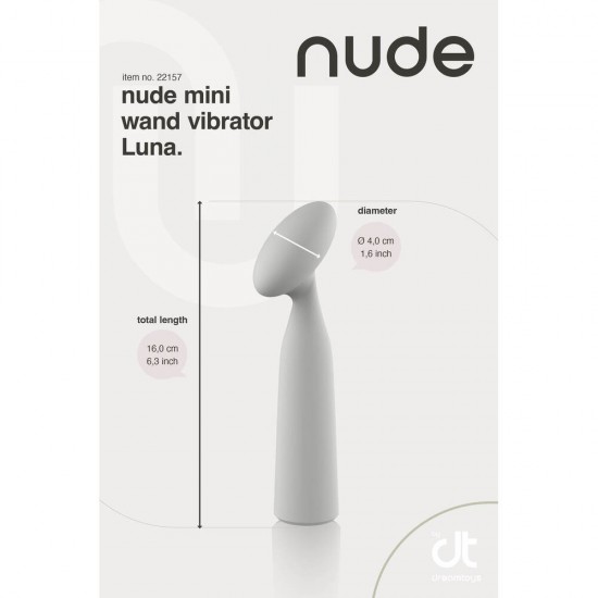 Nude Luna Mini Wand Vibrator Nude Luna Mini Wand Vibrator