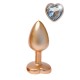 Gleaming Love Pearl Gold Butt Plug Small Gleaming Love Pearl Gold Butt Plug Small