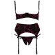 Cottelli Cupless and Crotchless Bra Set Cottelli Cupless and Crotchless Bra Set