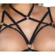 Abierta Fina Shelf Bra and Crotchless String Abierta Fina Shelf Bra and Crotchless String