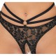 Abierta Fina Shelf Bra and Crotchless String Abierta Fina Shelf Bra and Crotchless String