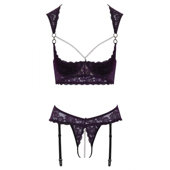 Cupless and Crotchless Bra Set Cupless and Crotchless Bra Set