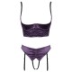 Cottelli Satin Quarter Cup Bra Set Cottelli Satin Quarter Cup Bra Set