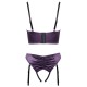 Cottelli Satin Quarter Cup Bra Set Cottelli Satin Quarter Cup Bra Set