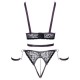 Cottelli Lace and Chain Bondage Crotchless Set Cottelli Lace and Chain Bondage Crotchless Set