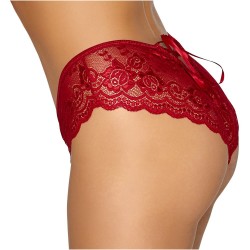 Cottelli Crotchless Panty Red Cottelli Crotchless Panty Red