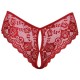Cottelli Crotchless Panty Red Cottelli Crotchless Panty Red