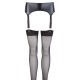 NOXQSE Wet Look Suspender Belt And Stockings NOXQSE Wet Look Suspender Belt And Stockings
