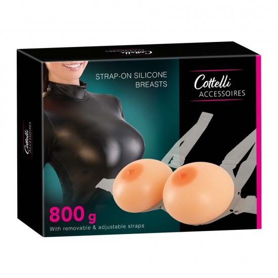 Strap On Silicone Breasts 800g Strap On Silicone Breasts 800g