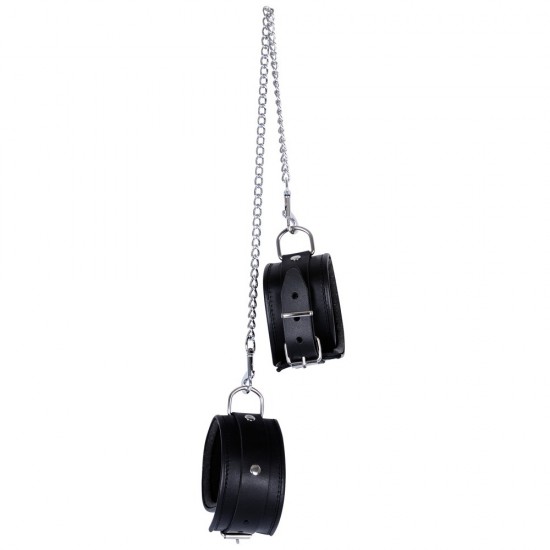 Zado Leather And Chain Ankle Leg Restraint Zado Leather And Chain Ankle Leg Restraint