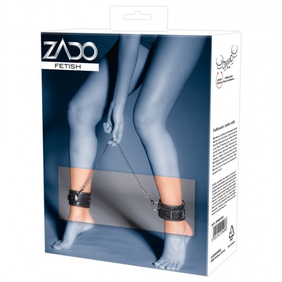 Zado Leather And Chain Ankle Leg Restraint Zado Leather And Chain Ankle Leg Restraint