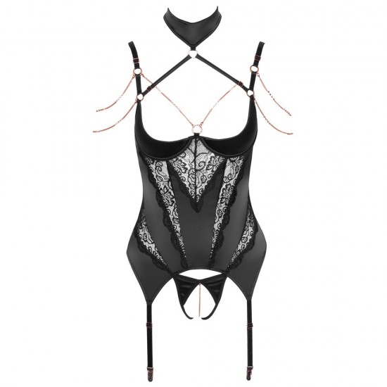 Abierta Fina Open Basque Set With Chains Abierta Fina Open Basque Set With Chains