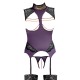 Abierta Fina Basque and Crotchless Set Chains Abierta Fina Basque and Crotchless Set Chains