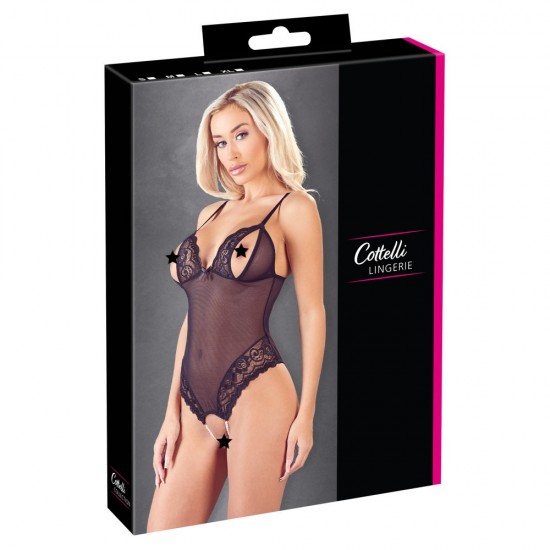 Cottelli Crotchless Peek a Boo Body Cottelli Crotchless Peek a Boo Body