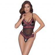 Cottelli Crotchless Body With Lace Cottelli Crotchless Body With Lace