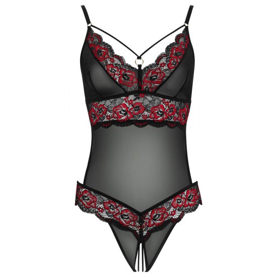 Cottelli Crotchless Body With Lace Cottelli Crotchless Body With Lace