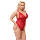 Cottelli Curves Crotchless Body Red Cottelli Curves Crotchless Body Red