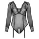 Cottelli Curves Long Sleeved Crotchless Body Cottelli Curves Long Sleeved Crotchless Body