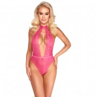 Kissable Halterneck Lace Body Pink Kissable Halterneck Lace Body Pink