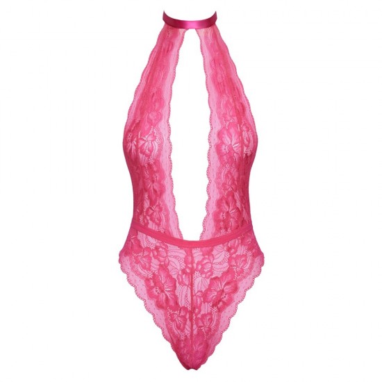 Kissable Halterneck Lace Body Pink Kissable Halterneck Lace Body Pink