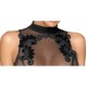 Noir Sheer and Wet Look Sleeveless Dress Noir Sheer and Wet Look Sleeveless Dress