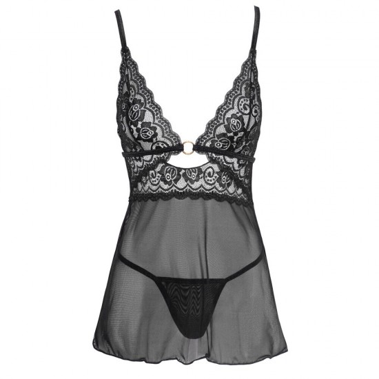Cottelli Backless Babydoll With Thong Cottelli Backless Babydoll With Thong