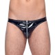 Black Level Vinyl Briefs With Zip Black Black Level Vinyl Briefs With Zip Black