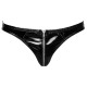 Black Level Vinyl Briefs With Zip Black Black Level Vinyl Briefs With Zip Black
