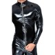 Black Level Vinyl Jumpsuit With Zip Black Black Level Vinyl Jumpsuit With Zip Black