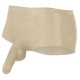 LateX Boxers With Penis Sleeve Clear LateX Boxers With Penis Sleeve Clear