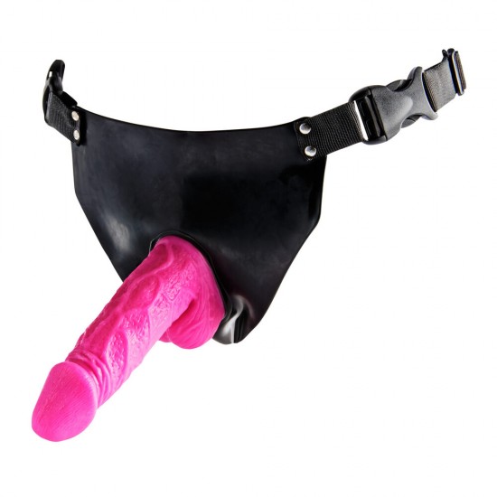 ToyJoy Pink Powergirl Strap On Vibrating Dong ToyJoy Pink Powergirl Strap On Vibrating Dong
