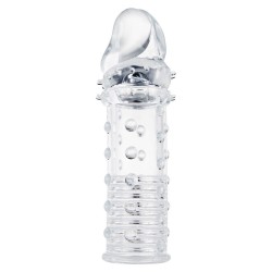 ToyJoy Power Stud Sleeve Clear ToyJoy Power Stud Sleeve Clear