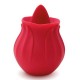 Skins Rose Buddies The Rose Flix Clitoral Massager Red Skins Rose Buddies The Rose Flix Clitoral Massager Red