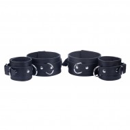 The Red Arm To Forearm Leather Shackles The Red Arm To Forearm Leather Shackles