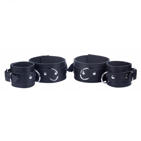 The Red Arm To Forearm Leather Shackles The Red Arm To Forearm Leather Shackles