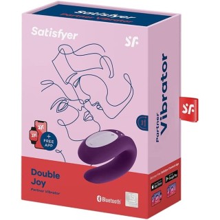 Satisfyer App Enabled Double Joy Lilac