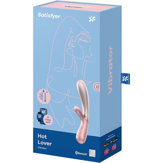 Satisfyer Hot Lover Warming Vibrator With App Control Pink Satisfyer Hot Lover Warming Vibrator With App Control Pink