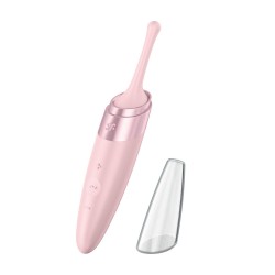 Satisfyer Twirling Delight Clit Stim Rose Satisfyer Twirling Delight Clit Stim Rose